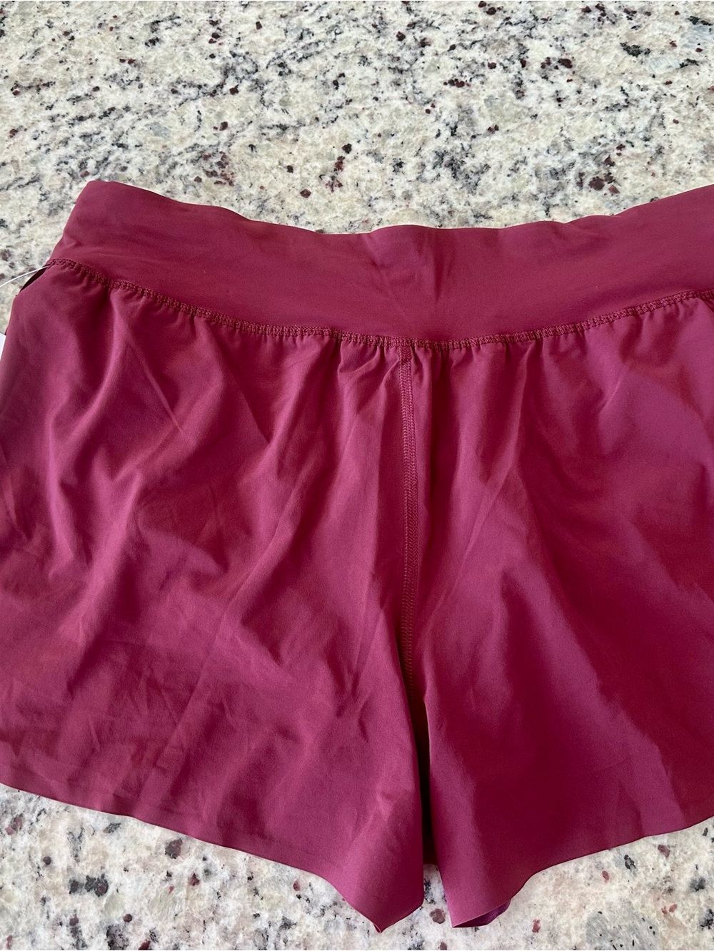 lululemon athletica Women's Burgundy Athletic running shorts